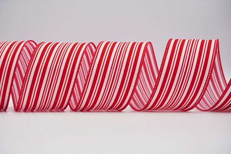 Striped Wired Ribbon_KF6783GN-1-7_Red